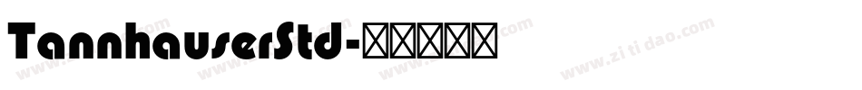 TannhauserStd字体转换