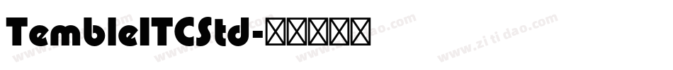 TembleITCStd字体转换