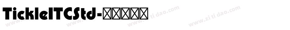 TickleITCStd字体转换