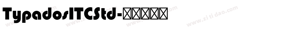 TypadosITCStd字体转换