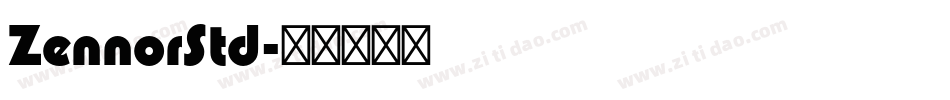 ZennorStd字体转换