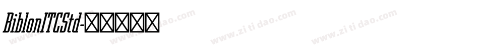BiblonITCStd字体转换