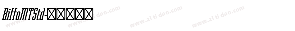 BiffoMTStd字体转换