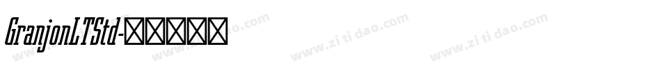 GranjonLTStd字体转换