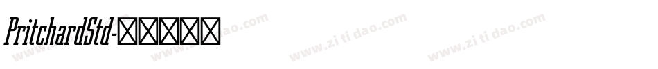 PritchardStd字体转换