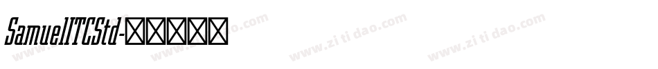 SamuelITCStd字体转换