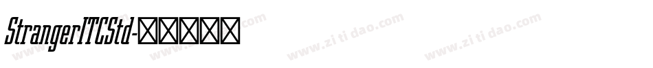 StrangerITCStd字体转换