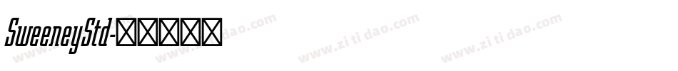 SweeneyStd字体转换