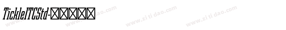 TickleITCStd字体转换