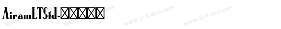 AiramLTStd字体转换
