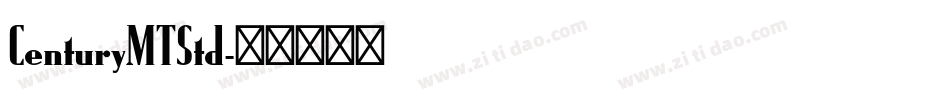 CenturyMTStd字体转换