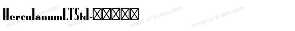 HerculanumLTStd字体转换