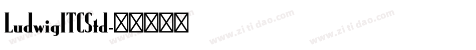 LudwigITCStd字体转换