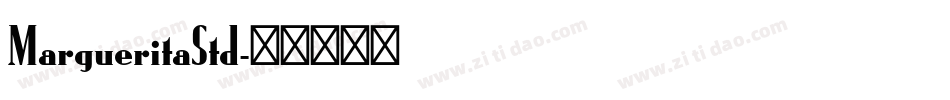 MargueritaStd字体转换