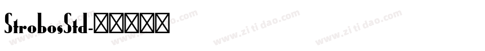 StrobosStd字体转换