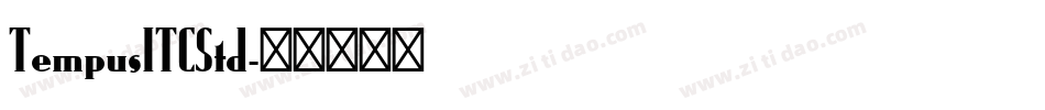 TempusITCStd字体转换