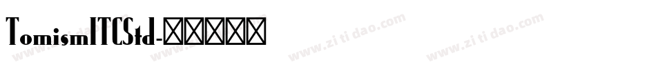 TomismITCStd字体转换