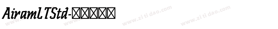 AiramLTStd字体转换