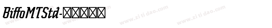 BiffoMTStd字体转换