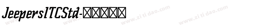 JeepersITCStd字体转换