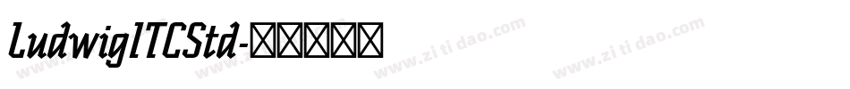 LudwigITCStd字体转换