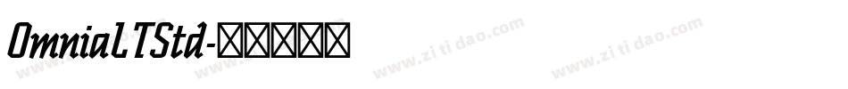 OmniaLTStd字体转换
