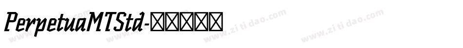 PerpetuaMTStd字体转换