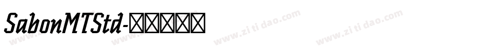 SabonMTStd字体转换