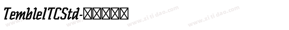 TembleITCStd字体转换