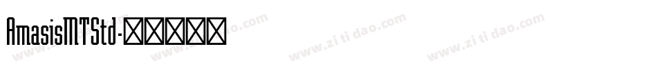 AmasisMTStd字体转换