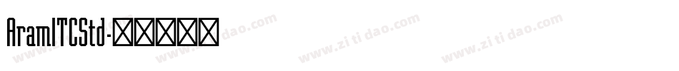 AramITCStd字体转换