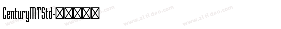 CenturyMTStd字体转换