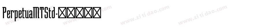 PerpetuaMTStd字体转换