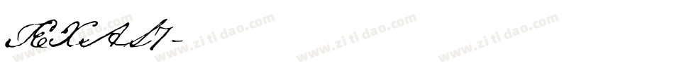 TEXAS7字体转换