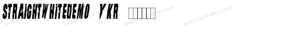 StraightWhiteDemo-9YKr2字体转换