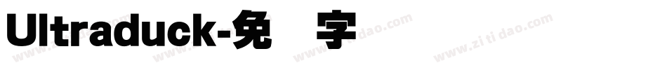 Ultraduck字体转换
