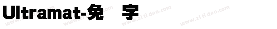 Ultramat字体转换