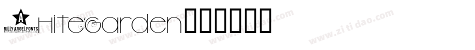 WhiteGarden字体转换