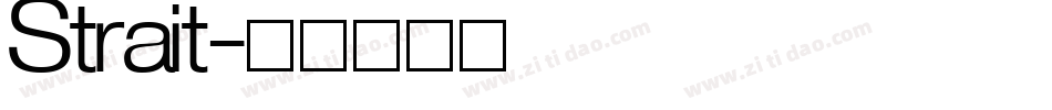 Strait字体转换