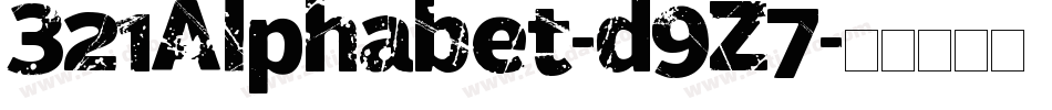 321Alphabet-d9Z7字体转换
