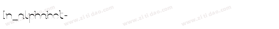 In_alphabet字体转换