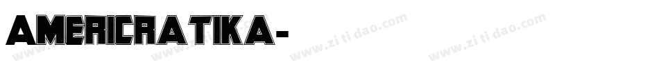 Americratika字体转换