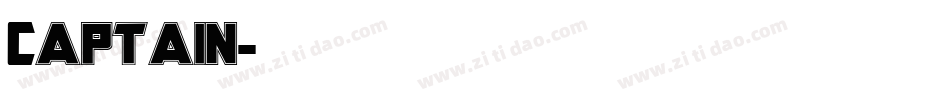 Captain字体转换