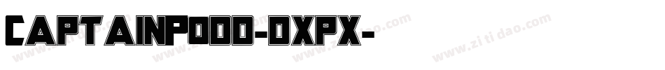 CaptainPodd-dxpx字体转换