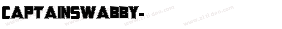 CaptainSwabby字体转换