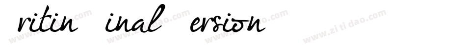 Britin_Final_Version字体转换