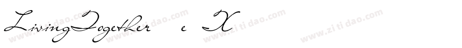 LivingTogether-2e0X字体转换