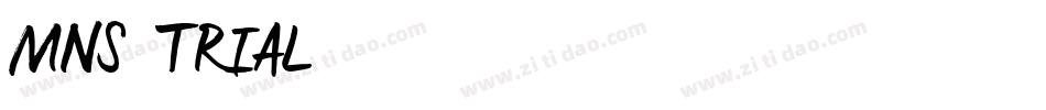 MNS_TRIAL字体转换