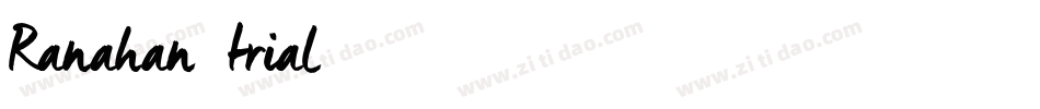 Ranahan_trial字体转换