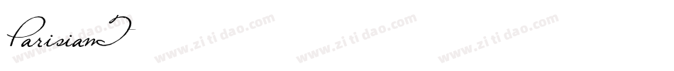 ParisianT字体转换